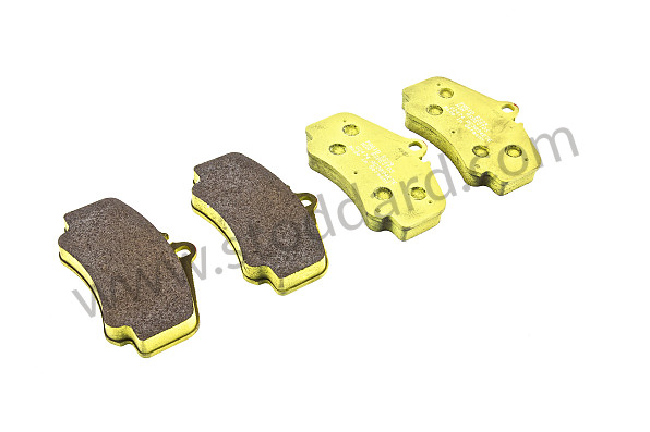 99A000116160 - PAGID YELLOW FRONT BRAKE PAD for Porsche 
