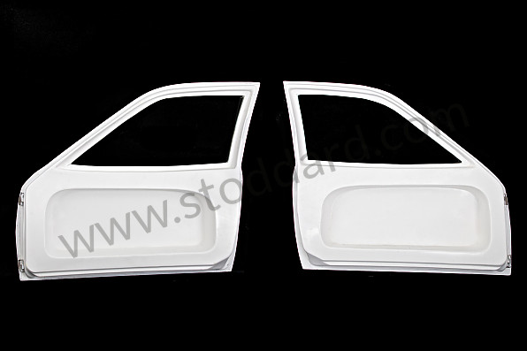 99A000116199 - PAIR OF COMPLETE POLY DOORS WITH HINGES FOR 924 944 for Porsche 944 89-91 &bull; 1990 &bull; 944 S2 &bull; Cabrio &bull; Manual Gearbox, 5 Speed
