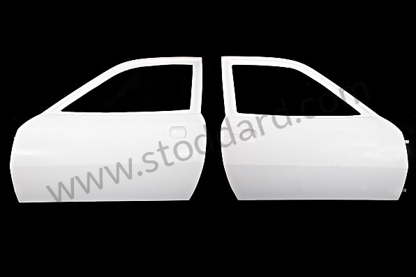99A000116199 - PAIR OF COMPLETE POLY DOORS WITH HINGES FOR 924 944 for Porsche 944 89-91 &bull; 1990 &bull; 944 S2 &bull; Cabrio &bull; Manual Gearbox, 5 Speed