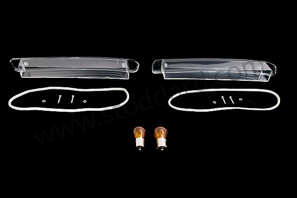 99A000116248 - WHITE FRONT INDICATOR GLASS for Porsche 944 89-91 &bull; 1989 &bull; 944 Turbo &bull; Coupe &bull; Manual Gearbox, 5 Speed