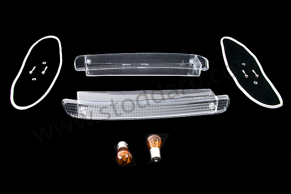 99A000116248 - WHITE FRONT INDICATOR GLASS for Porsche 944 89-91 &bull; 1989 &bull; 944 Turbo &bull; Coupe &bull; Manual Gearbox, 5 Speed