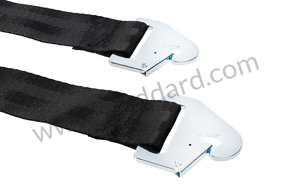 99A000116261 - 3-POINT FRONT SEAT BELT, WITHOUT RETRACTOR, FRONT LEFT, RING ATTACHMENT for Porsche 356B T6 &bull; 1961 &bull; 1600 (616/1 T6) &bull; Cabrio B T6 &bull; Manual Gearbox, 4 Speed