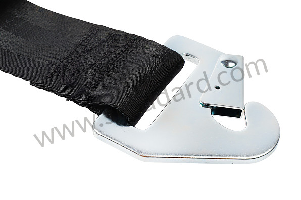 99A000116261 - 3-POINT FRONT SEAT BELT, WITHOUT RETRACTOR, FRONT LEFT, RING ATTACHMENT for Porsche 356B T6 &bull; 1961 &bull; 1600 (616/1 T6) &bull; Cabrio B T6 &bull; Manual Gearbox, 4 Speed