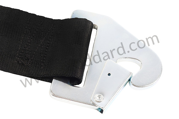 99A000116262 - 3-POINT FRONT SEAT BELT, WITHOUT RETRACTOR, FRONT RIGHT, RING ATTACHMENT for Porsche 356C &bull; 1963 &bull; 1600 C (616/15) &bull; Cabrio C &bull; Manual Gearbox, 4 Speed