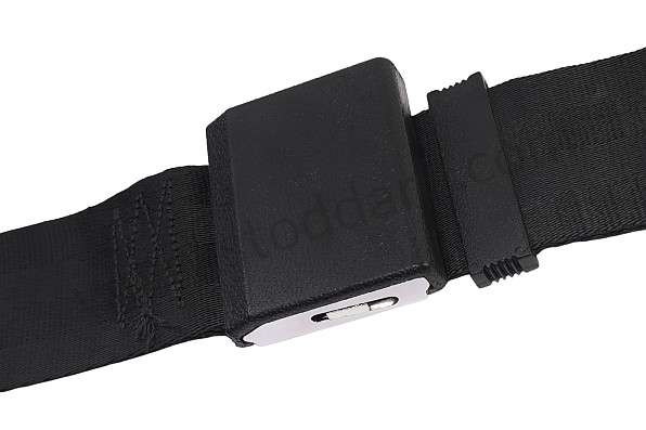 99A000116262 - 3-POINT FRONT SEAT BELT, WITHOUT RETRACTOR, FRONT RIGHT, RING ATTACHMENT for Porsche 356C &bull; 1963 &bull; 1600 C (616/15) &bull; Cabrio C &bull; Manual Gearbox, 4 Speed