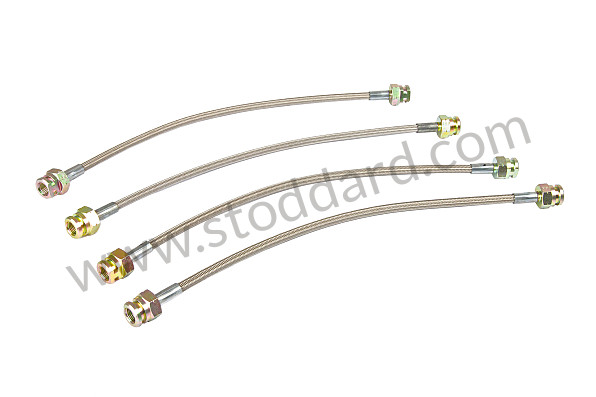 99A000116374 - KIT OF 4 AVIATION HOSES for Porsche 914 &bull; 1973 &bull; 914/4 2.0 &bull; Manual Gearbox, 5 Speed