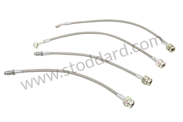 99A000116378 - KIT OF 4 AVIATION HOSES for Porsche 928 87-91 &bull; 1987 &bull; 928 S4 &bull; Coupe &bull; Automatic Gearbox