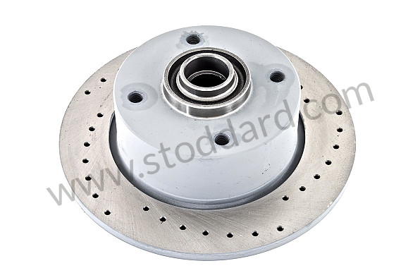99A000120436 - PERFORATED FRONT BRAKE DISC for Porsche 914 &bull; 1973 &bull; 914/4 2.0 &bull; Manual Gearbox, 5 Speed