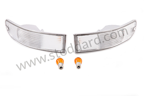 99A000120468 - COMPLETE WHITE FRONT INDICATOR KIT for Porsche 993 &bull; 1995 &bull; 993 Carrera 4 &bull; Coupe &bull; Manual Gearbox, 6 Speed