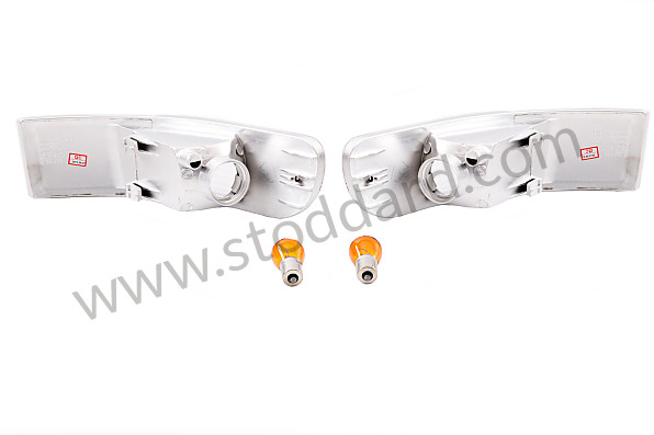 99A000120468 - COMPLETE WHITE FRONT INDICATOR KIT for Porsche 993 &bull; 1995 &bull; 993 Carrera 4 &bull; Coupe &bull; Manual Gearbox, 6 Speed