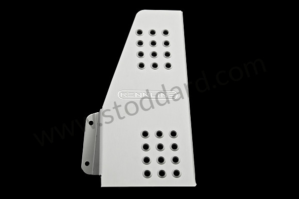 99A000120743 - PERFORATED ALUMINIUM FOOTREST for Porsche 911 87-89 &bull; 1987 &bull; 3.2 G50 &bull; Coupe &bull; Manual Gearbox, 5 Speed