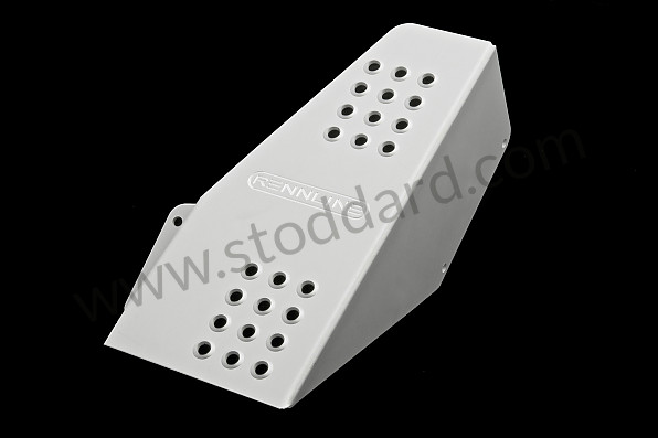 99A000120743 - PERFORATED ALUMINIUM FOOTREST for Porsche 911 87-89 &bull; 1987 &bull; 3.2 G50 &bull; Coupe &bull; Manual Gearbox, 5 Speed