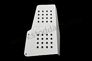 PERFORATED ALUMINIUM FOOTREST Left-hand drive (99A000120744)