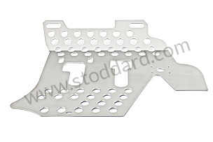 PERFORATED ALUMINIUM FLOOR UNDER DRIVER'S PEDALS Left-hand drive (99A000120749)