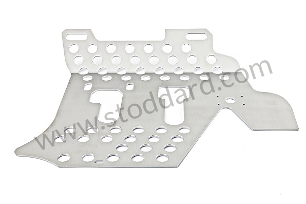 99A000120749 - PERFORATED ALUMINIUM FLOOR UNDER DRIVER'S PEDALS for Porsche 911 70-73 &bull; 1972 &bull; 2.4T-E &bull; Coupe &bull; Automatic Gearbox