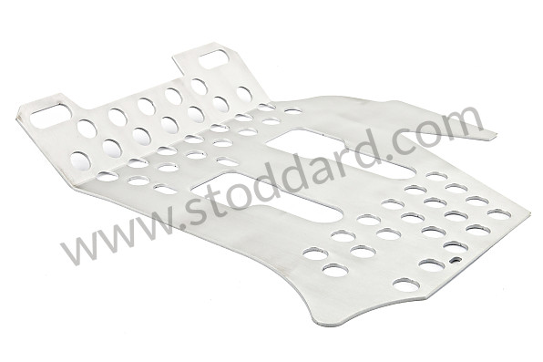 99A000120750 - PERFORATED ALUMINIUM FLOOR UNDER DRIVER'S PEDALS for Porsche 911 74-77 + 912E &bull; 1976 &bull; 3.0 Carrera &bull; Coupe &bull; Automatic Gearbox