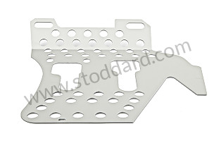 PERFORATED ALUMINIUM FLOOR UNDER DRIVER'S PEDALS Left-hand drive (99A000120751)