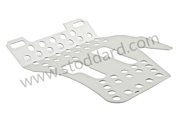 99A000120751 - PERFORATED ALUMINIUM FLOOR UNDER DRIVER'S PEDALS for Porsche 911 84-86 &bull; 1985 &bull; 3.2 &bull; Cabrio &bull; Manual Gearbox, 5 Speed