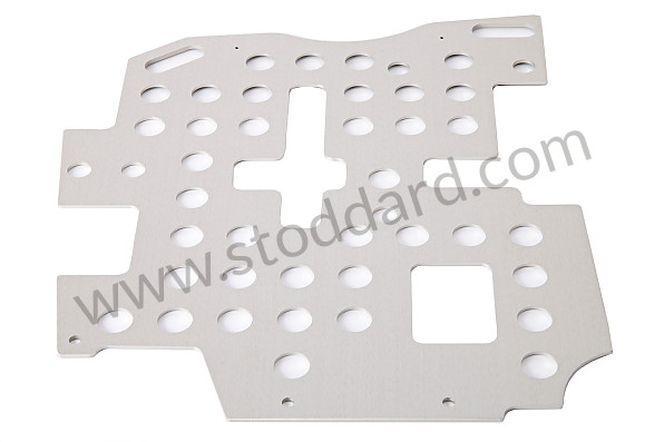 99A000120752 - PERFORATED ALUMINIUM FLOOR UNDER DRIVER'S PEDALS for Porsche 964 &bull; 1992 &bull; 964 Rs &bull; Coupe &bull; Manual Gearbox, 5 Speed