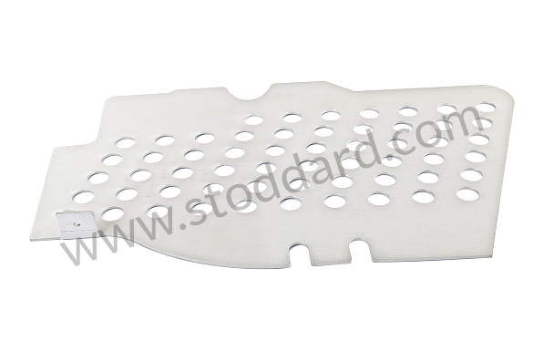 99A000120754 - PERFORATED ALUMINIUM FLOOR ON PASSENGER SIDE for Porsche 911 65-69 &bull; 1969 &bull; 2.0E &bull; Coupe &bull; Automatic Gearbox