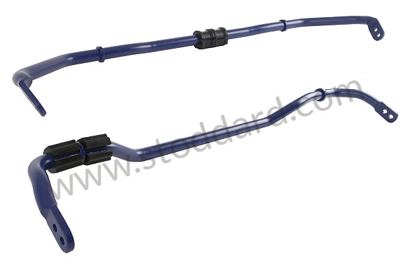 99A000120772 - SPORTS STABILIZER BAR KIT - FRONT 26 MM ADJUSTABLE (2 POSITIONS) + REAR 24 MM ADJUSTABLE (2 POSITIONS) for Porsche 993 &bull; 1996 &bull; 993 Carrera 4 &bull; Coupe &bull; Manual Gearbox, 6 Speed