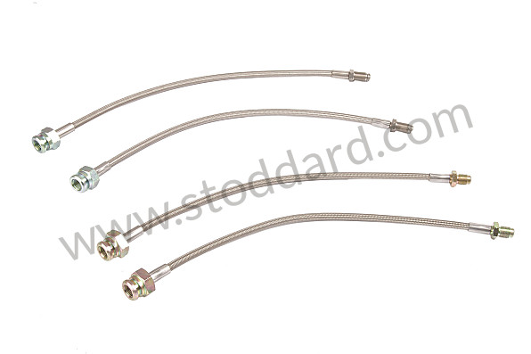 99A000120804 - KIT OF 4 AVIATION HOSES for Porsche 928 78-82 &bull; 1980 &bull; 928 4.7S &bull; Coupe &bull; Manual Gearbox, 5 Speed