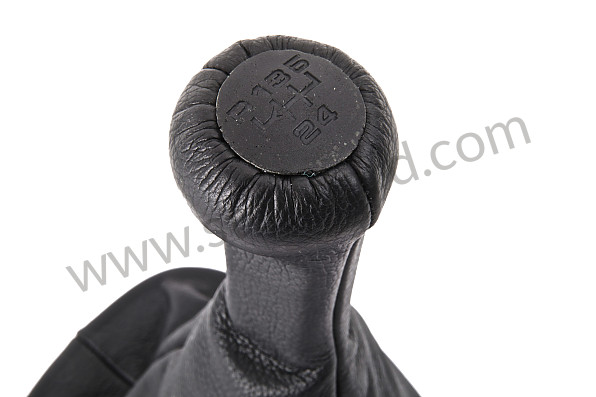 99A000124885 - LEATHER GEAR LEVER KNOB (5-SPEED TRANSMISSION) for Porsche 964 &bull; 1992 &bull; 964 Carrera 2 &bull; Cabrio &bull; Manual Gearbox, 5 Speed