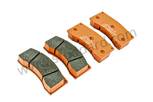 PAGID ORANGE AR 996 GT3R + GT3RS PADS  (99A000124959)