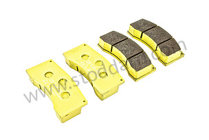 PADS PAGID YELLOW AR 996 GT3R + GT3RS  (99A000124961)