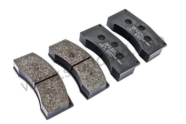 99A000124962 - PAGID BLACK PADS AR 996 GT3R + GT3RS for Porsche 