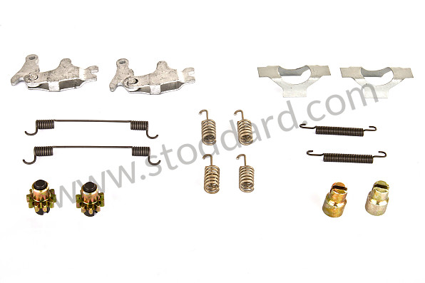 99A000129195 - FIXING KIT FOR COMPLETE HANDBRAKE LINING, 930 78-89 for Porsche 911 Turbo + 965 &bull; 1988 &bull; 3.3 Turbo &bull; Coupe &bull; Manual Gearbox, 4 Speed