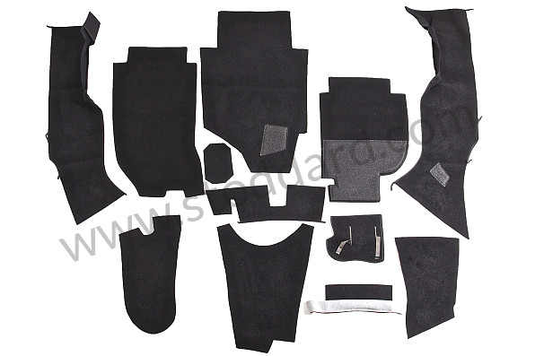 99A000133313 - COMPLETE RS STYLE INTERIOR CARPET FOR 964 COUPE for Porsche 964 &bull; 1992 &bull; 964 Carrera 2 &bull; Coupe &bull; Manual Gearbox, 5 Speed