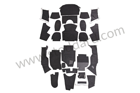 99A000133313 - COMPLETE RS STYLE INTERIOR CARPET FOR 964 COUPE for Porsche 964 &bull; 1992 &bull; 964 Carrera 2 &bull; Coupe &bull; Manual Gearbox, 5 Speed