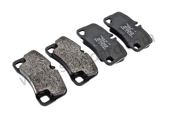99A000133319 - PAGID BLACK PADS AR 997 TURBO for Porsche 
