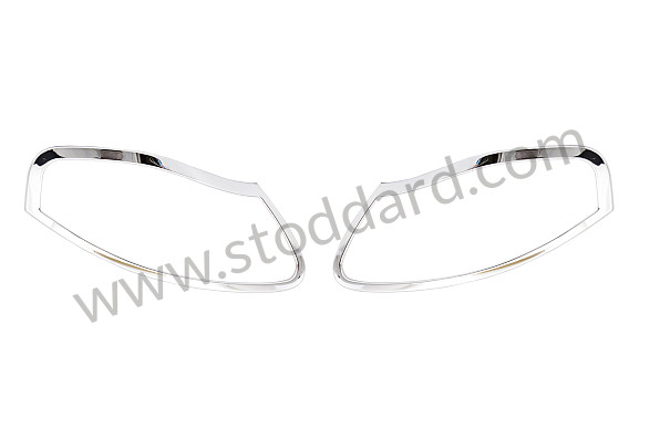 99A000133330 - CHROME TAIL LIGHT SURROUND for Porsche Boxster 986 97-04 &bull; 2000 &bull; Boxster 2.7 &bull; Cabrio &bull; Manual Gearbox, 5 Speed