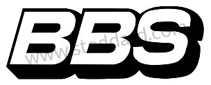 BBS STICKER (27CM BY 10)  (99A000133418)