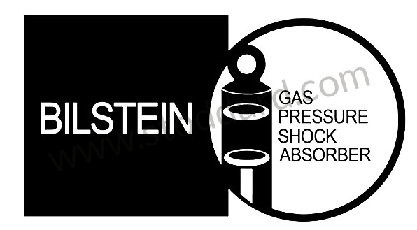 99A000133419 - BILSTEIN STICKER (25CM BY 13) for Porsche 