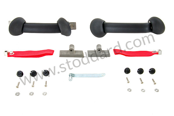 99A000133475 - COMPLETE RS 92 HANDLE KIT (WITHOUT THE PANELS) for Porsche 911 70-73 &bull; 1970 &bull; 2.2E &bull; Coupe &bull; Manual Gearbox, 5 Speed