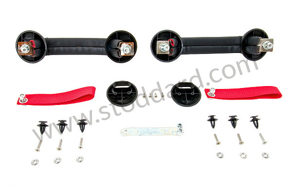 99A000133476 - COMPLETE RS 92 HANDLE KIT (WITHOUT THE PANELS) for Porsche 911 84-86 &bull; 1984 &bull; 3.2 &bull; Coupe &bull; Manual Gearbox, 5 Speed