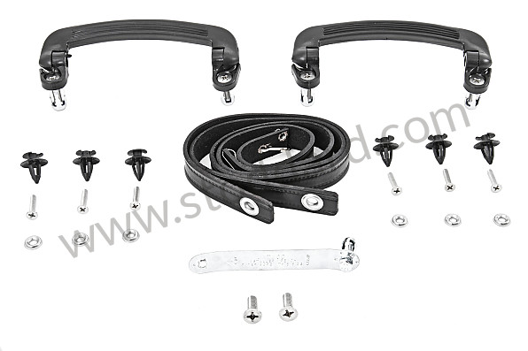 99A000133477 - COMPLETE RS 73 HANDLE KIT (WITHOUT THE PANELS) for Porsche 911 74-77 + 912E &bull; 1974 &bull; 2.7 Carrera &bull; Coupe &bull; Manual Gearbox, 5 Speed