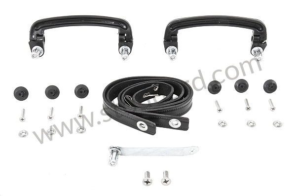 99A000133477 - COMPLETE RS 73 HANDLE KIT (WITHOUT THE PANELS) for Porsche 911 74-77 + 912E &bull; 1974 &bull; 2.7 Carrera &bull; Coupe &bull; Manual Gearbox, 5 Speed