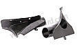 PAIR OF STEEL SHEETS TO FIT CARDBOARD HEATING SLEEVE ON THE ENGINE