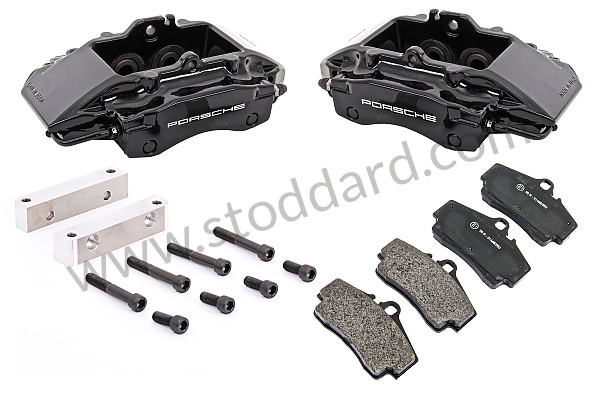 99A000133511 - FRONT BRAKE KIT 4 PISTONS 911 76-89 FOR RIMS 16/17/18 for Porsche 911 74-77 + 912E &bull; 1976 &bull; 3.0 Carrera &bull; Targa &bull; Automatic Gearbox