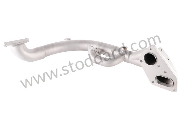 99A000133605 - STAINLESS STEEL LEFT SIDE EXHAUST DUCT for Porsche 911 Turbo + 965 &bull; 1993 &bull; 3.6 Turbo &bull; Coupe &bull; Manual Gearbox, 5 Speed