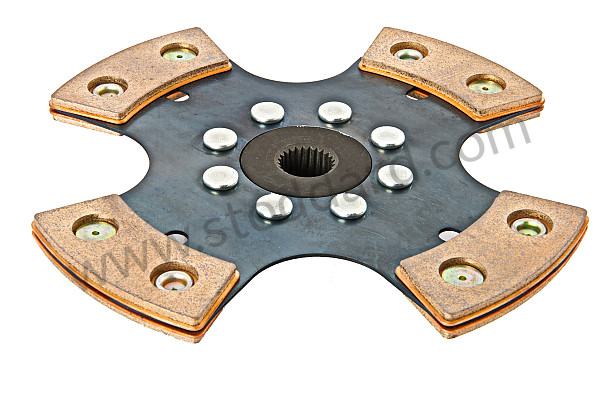 99A000137412 - RIGID SINTERED METAL CLUTCH DISC for Porsche 912 &bull; 1969 &bull; 912 1.6 &bull; Coupe &bull; Manual Gearbox, 4 Speed