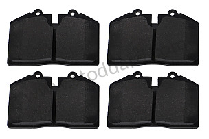 BRAKE PADS OPTION: TURBO LOOK (Option code: 491) (99A000144885)