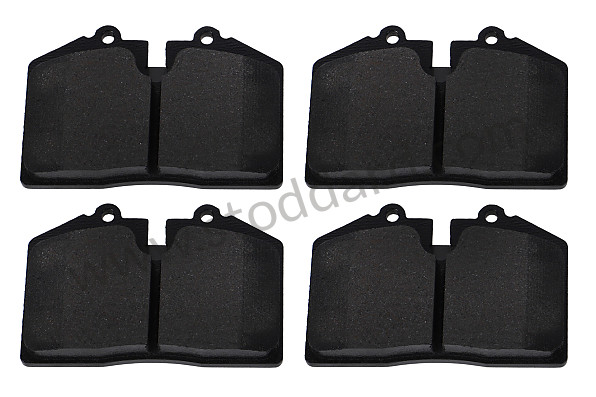 99A000144885 - BRAKE PADS for Porsche 911 84-86 &bull; 1984 &bull; 3.2 &bull; Coupe &bull; Manual Gearbox, 5 Speed