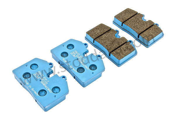 99A000147296 - PAGID BLUE REAR BRAKE PAD for Porsche 