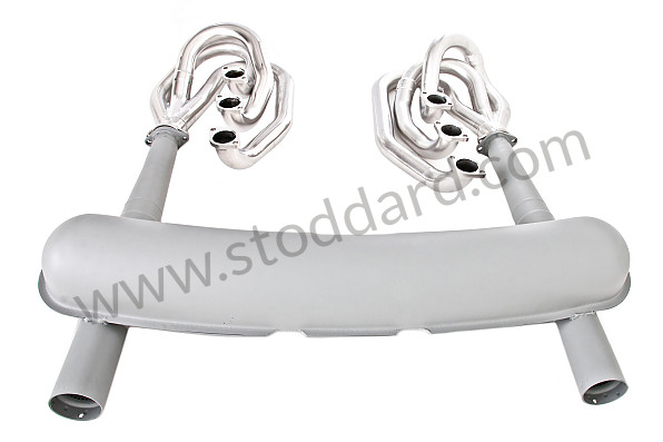 99A000147879 - RSR STAINLESS STEEL SPAGHETTI RACING KIT 42 MM INT / 45 MM EXT + MEGAPHONE + RACING SILENCER for Porsche 911 70-73 &bull; 1972 &bull; 2.4E &bull; Coupe &bull; Automatic Gearbox