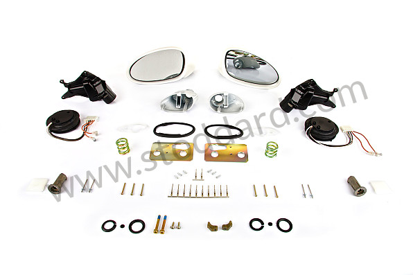 99A000155706 - COMPLETE ELECTRIC CUP REAR VIEW MIRROR KIT WITH MIRRORS for Porsche 911 78-83 &bull; 1978 &bull; 3.0Sc &bull; Coupe &bull; Manual Gearbox, 5 Speed